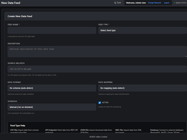 Data Feeds Management